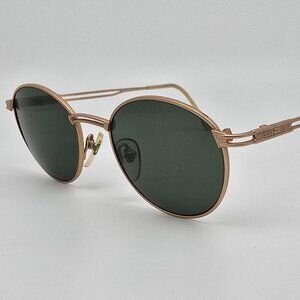 Sungear Westside Matte Gold Frame G-15 Green Mineral Glass Lens Sunglasses 47mm